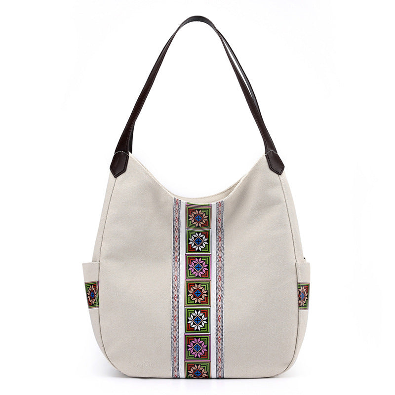 Sac Femme en Toile – Porté Main ou Épaule