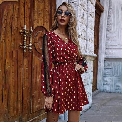 Robe Noire à Dentelle
